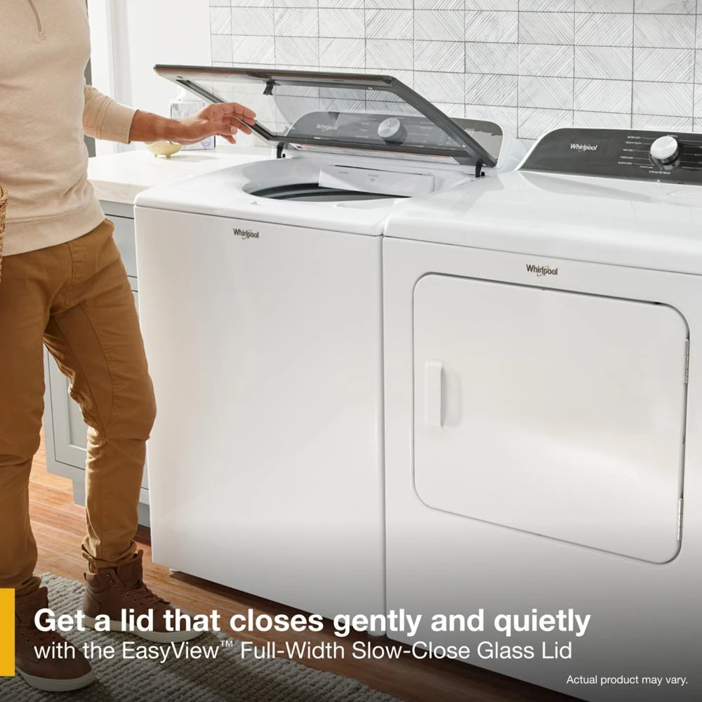 5.2–5.3 Cu. Ft. Top Load Washer with Removable Agitator WTW6157PW