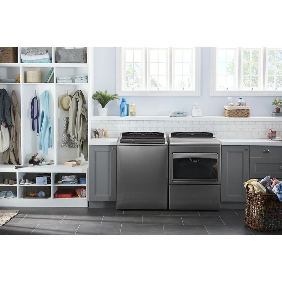 4.8 cu.ft HE Top Load Washer with Built-In Water Faucet, Intuitive Touch Controls WTW7500GC