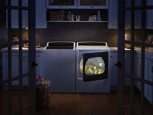 5.3 cu.ft HE Top Load Washer with Adaptive Wash Technology, Intuitive Touch Controls WTW8000DW