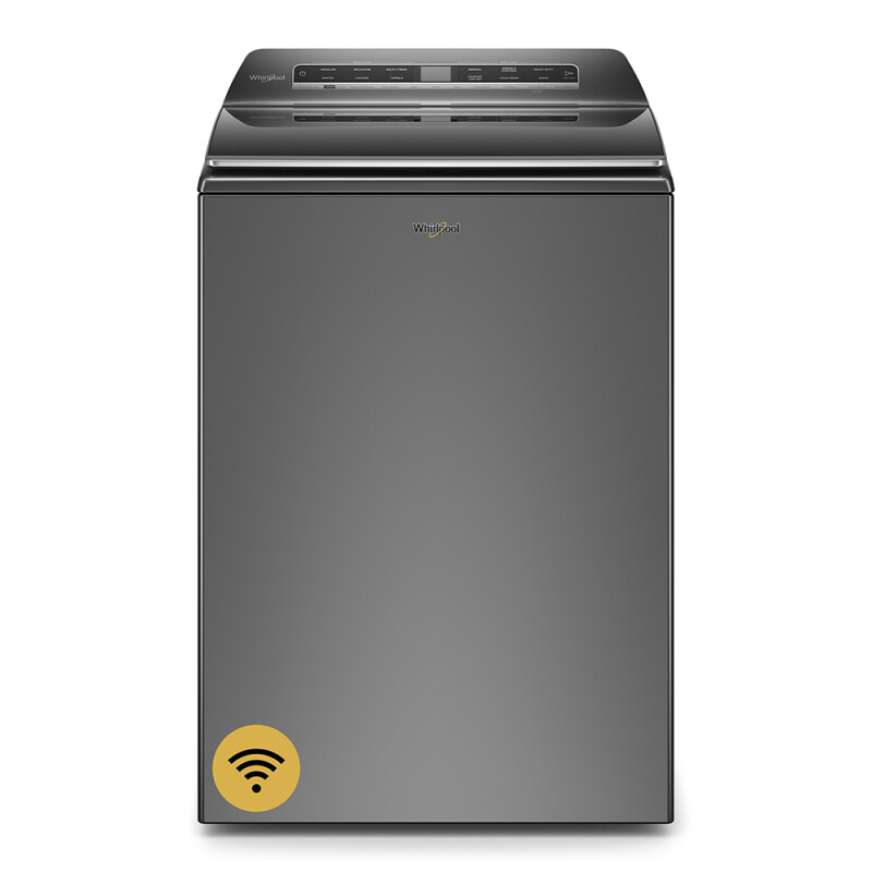 Whirlpool 5.3 cu. ft. Smart Capable Top Load Washer Chrome Shadow WTW8120HC Picture 1