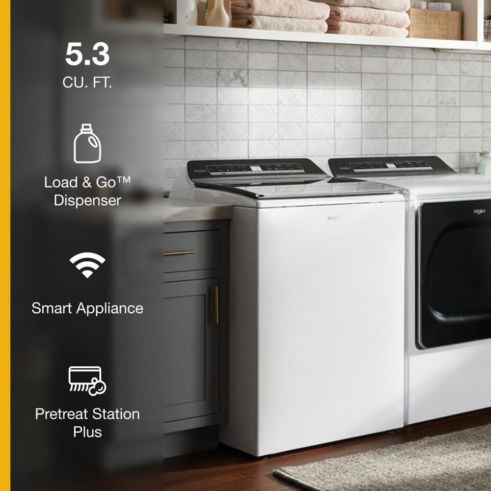 5.3 cu. ft. Smart Capable Top Load Washer WTW8120HW