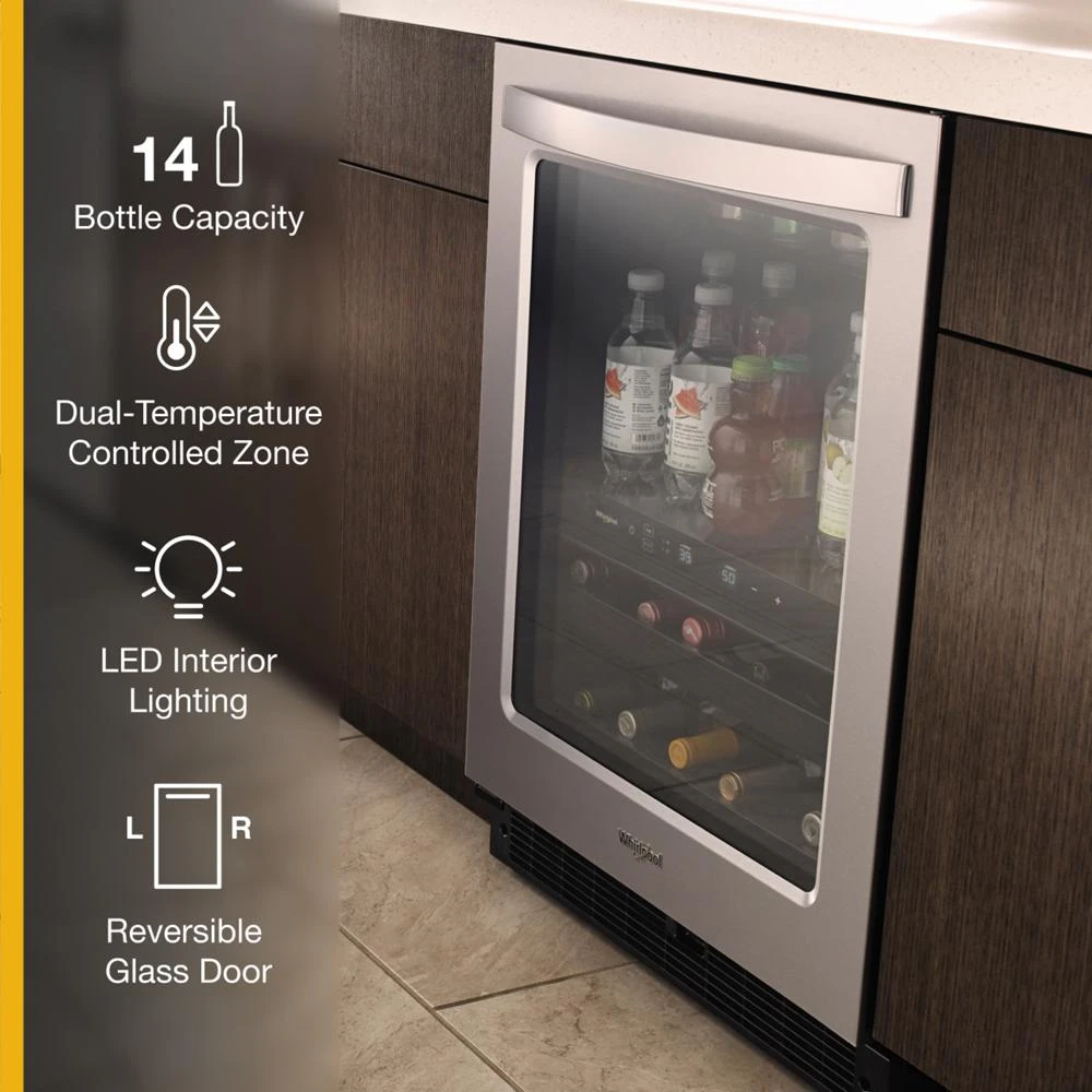 24-inch Wide Undercounter Beverage Center - 5.2 cu. ft. WUB50X24HZ