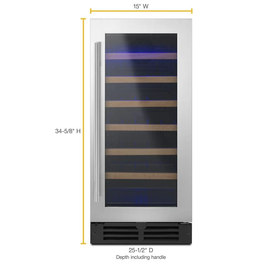 15" Undercounter Wine Center with Towel Handle Bar WUW35X15DS