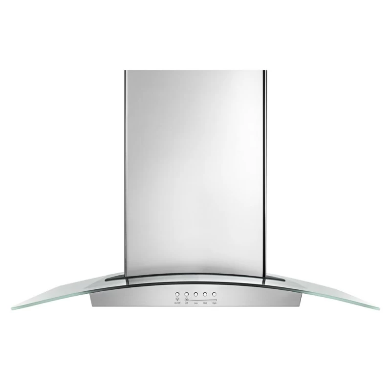 Maytag 36" Modern Glass Island Mount Range Hood Stainless Steel WVI75UC6DS Picture 1