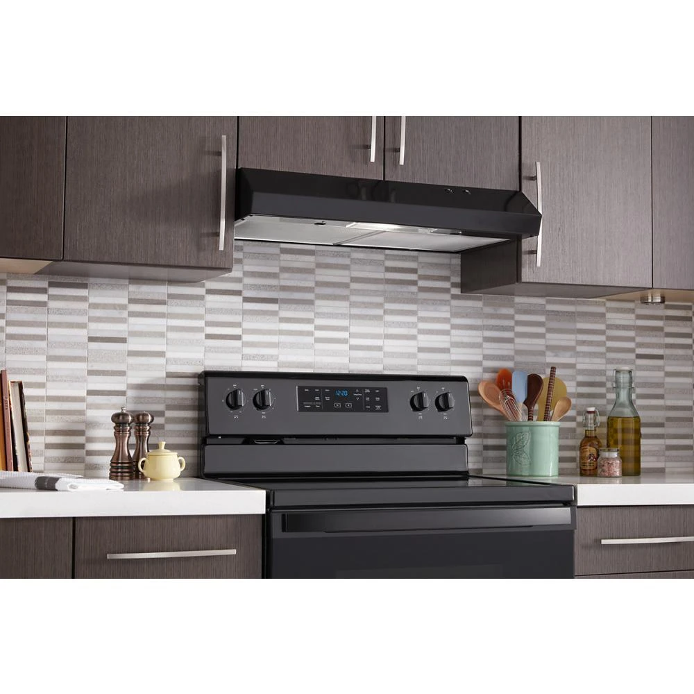 30" Range Hood with Full-Width Grease Filters WVU17UC0JB