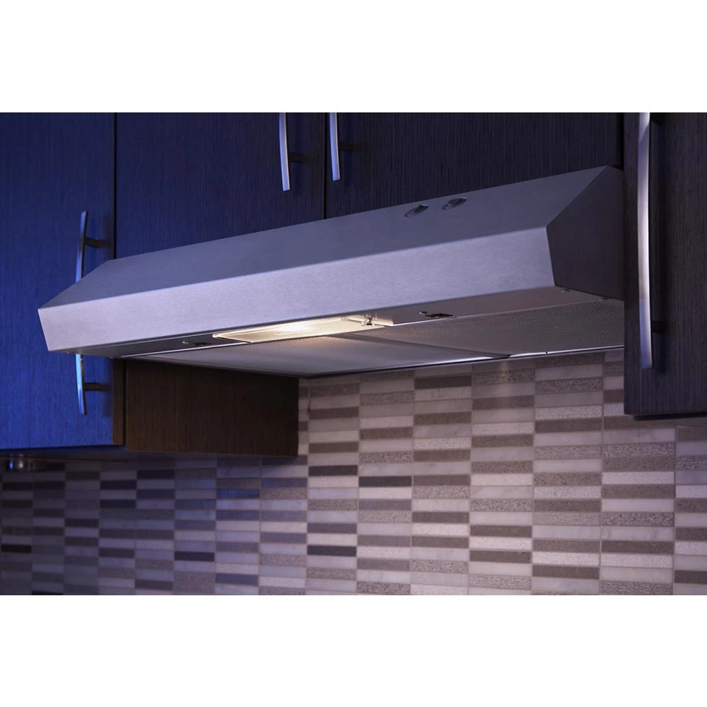 30" Range Hood with Full-Width Grease Filters WVU17UC0JS