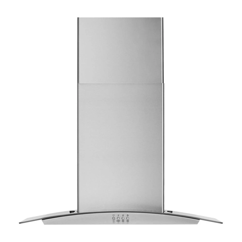 30" Curved Glass Wall Mount Range Hood WVW51UC0LS