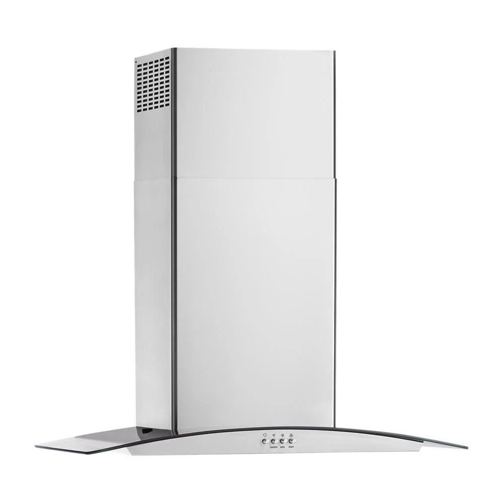 30" Curved Glass Wall Mount Range Hood WVW51UC0LS