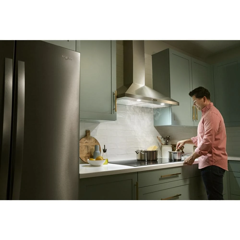 36" Curved Glass Wall Mount Range Hood WVW51UC6LS