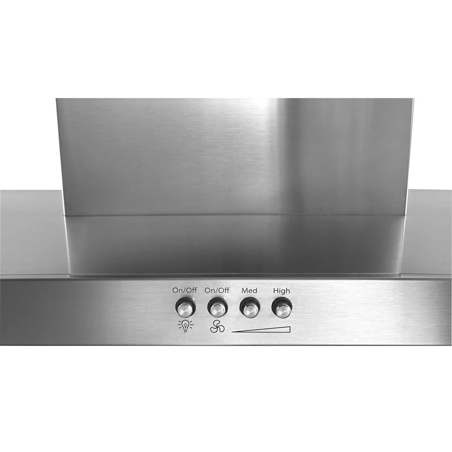 36" Stainless Steel Wall Mount Flat Range Hood WVW57UC6FS
