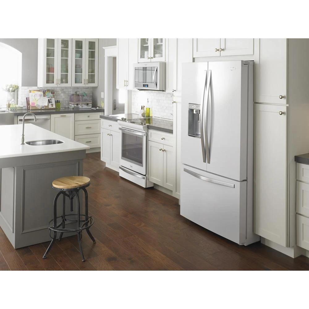 36" Modern Glass Wall Mount Range Hood WVW75UC6DS