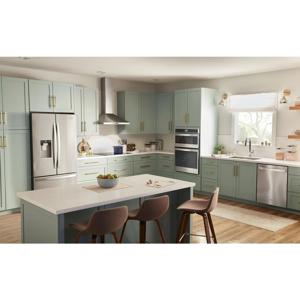 30" Chimney Wall Mount Range Hood with Dishwasher-Safe Grease Filters WVW93UC0LS