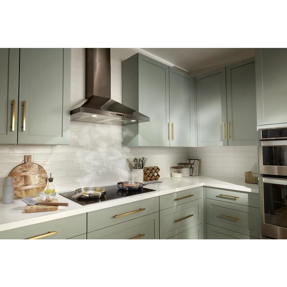 30" Chimney Wall Mount Range Hood with Dishwasher-Safe Grease Filters WVW93UC0LS