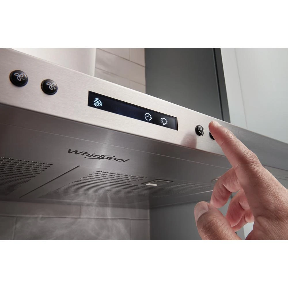 36" Chimney Wall Mount Range Hood with Dishwasher-Safe Grease Filters WVW93UC6LS