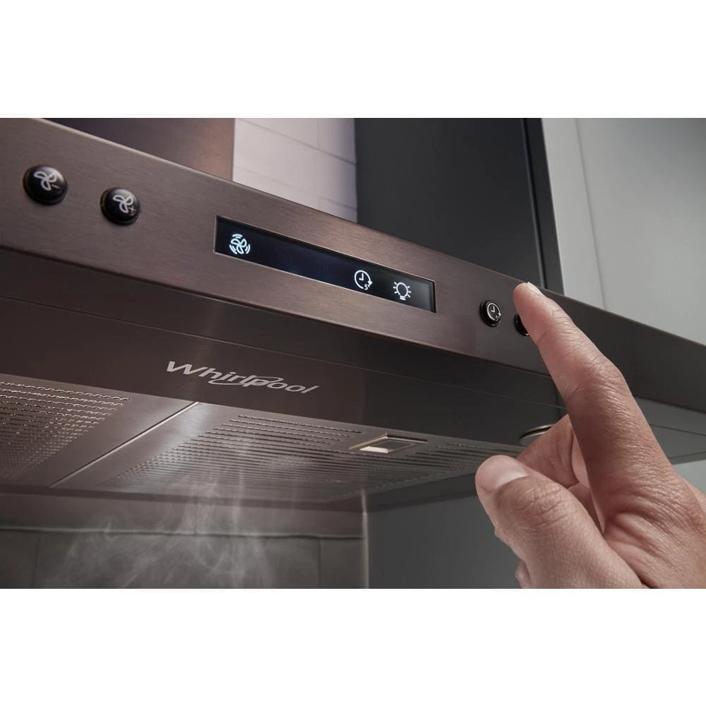 36" Chimney Wall Mount Range Hood with Dishwasher-Safe Grease Filters WVW93UC6LV