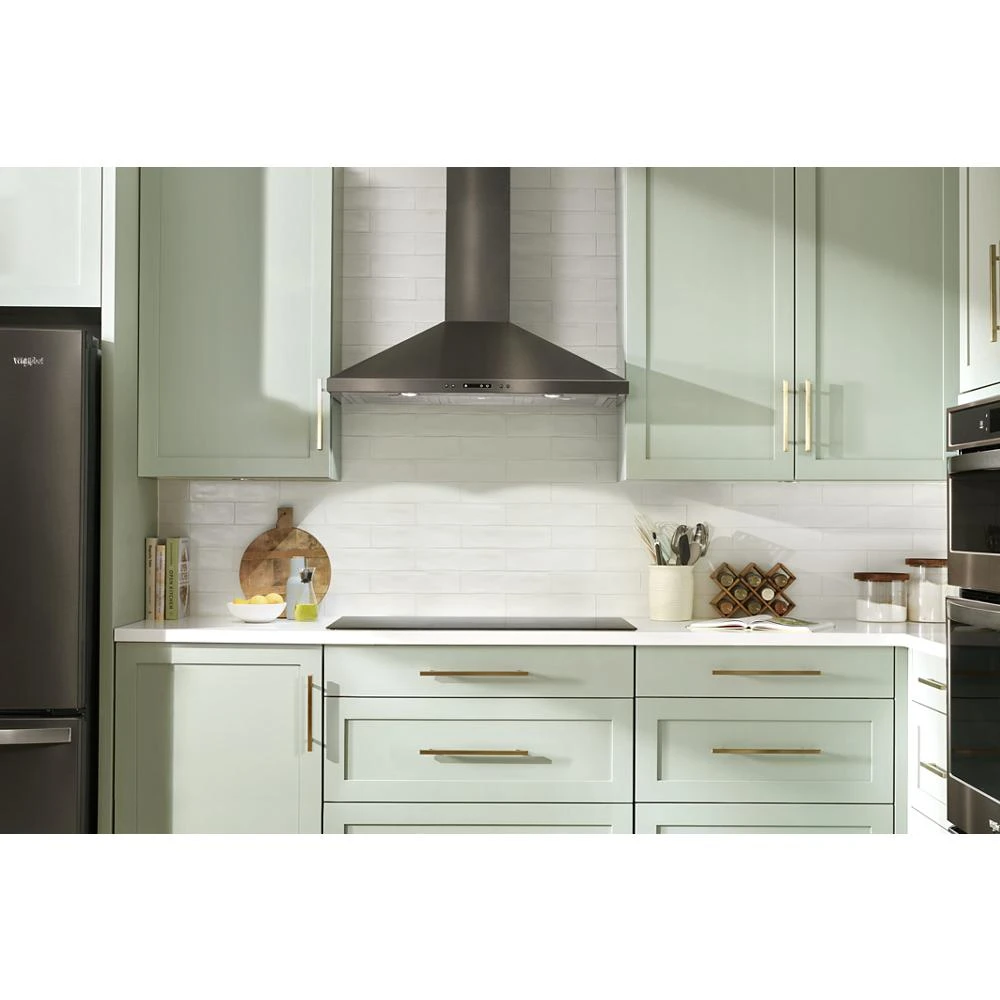 36" Chimney Wall Mount Range Hood with Dishwasher-Safe Grease Filters WVW93UC6LV