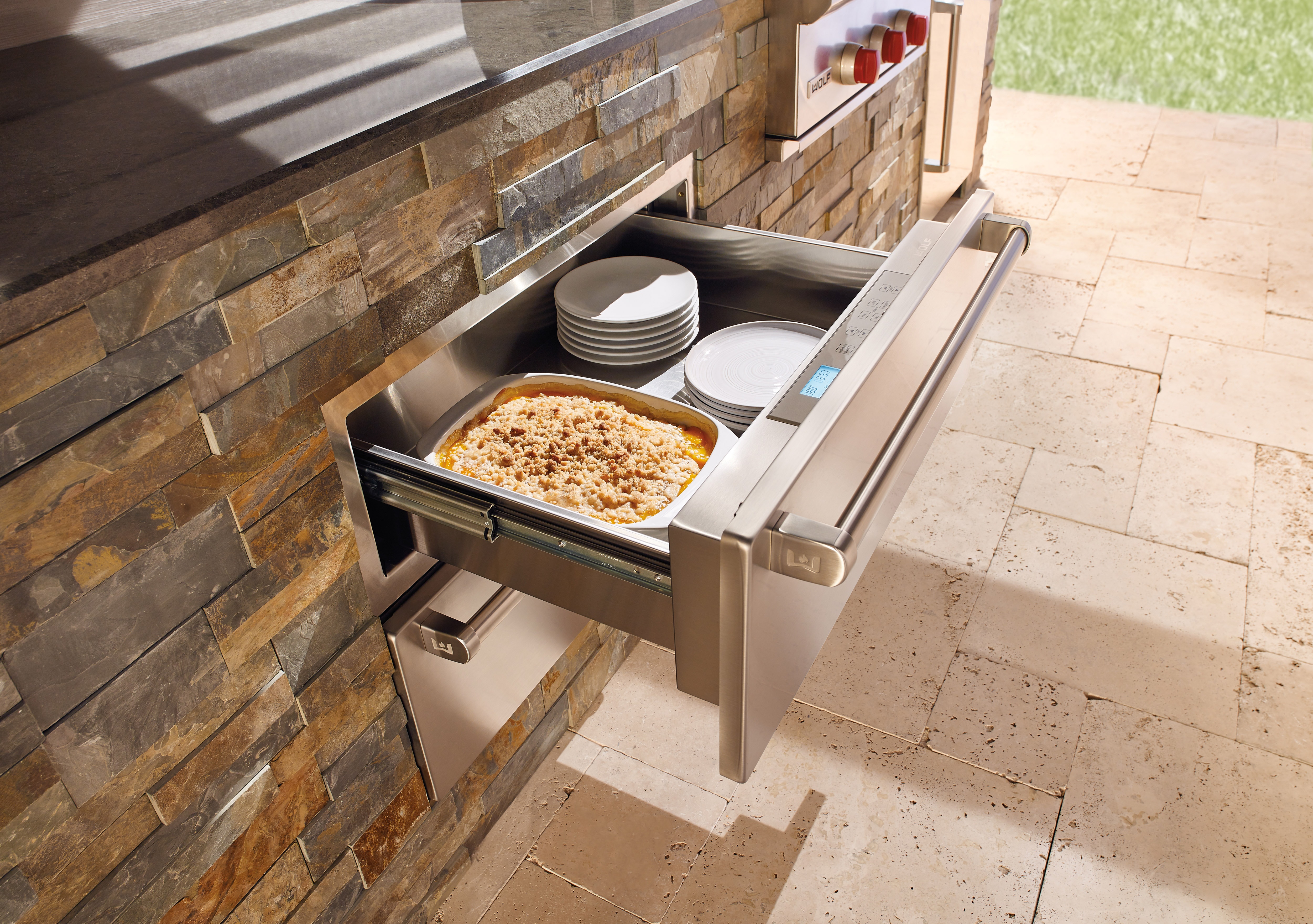 Wolf 30" Outdoor Warming Drawer Stainless Steel WWD30O Picture 1