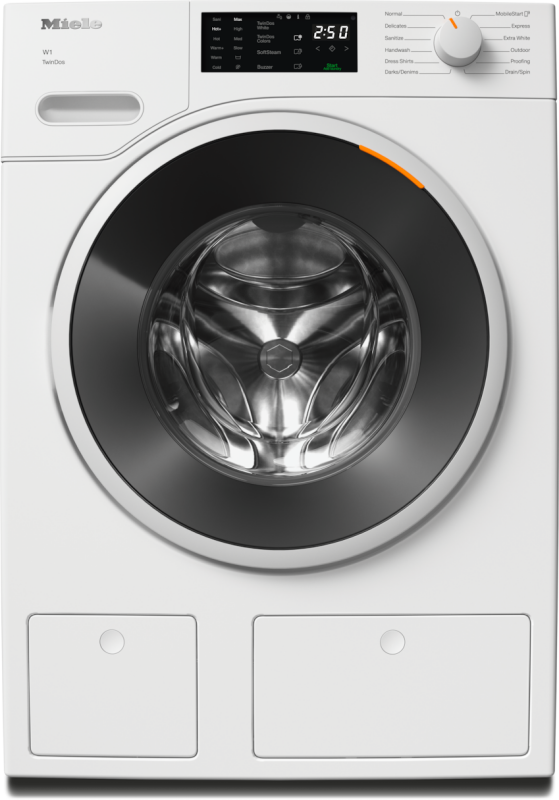 W1 front‑loading washing machine: With TwinDos and Miele@home for smart laundry care and maximum convenience. WWD660WCSTDOS