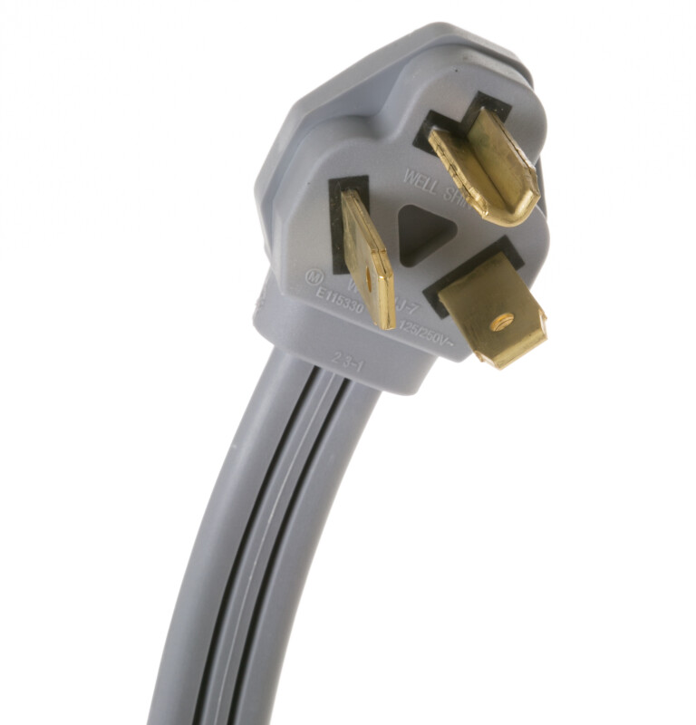 4' 30amp 3 wire dryer cord WX09X10002