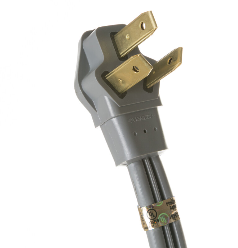 5' 40amp 3 wire range cord WX09X10007