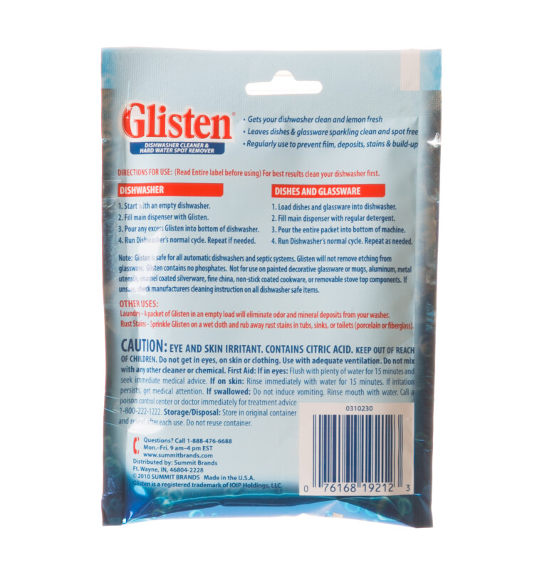 Glisten Dishwasher Cleaner WX10X10205