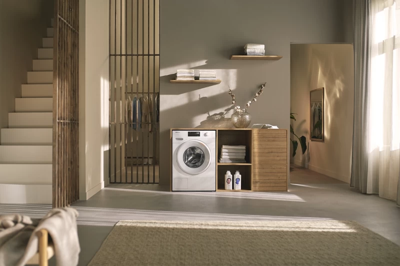 W1 front‑loading washing machine: With CapDosing and Miele@home for smart laundry care. WXD160WCS