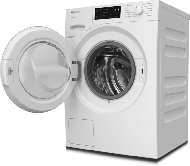 W1 front‑loading washing machine: With CapDosing and Miele@home for smart laundry care. WXD160WCS