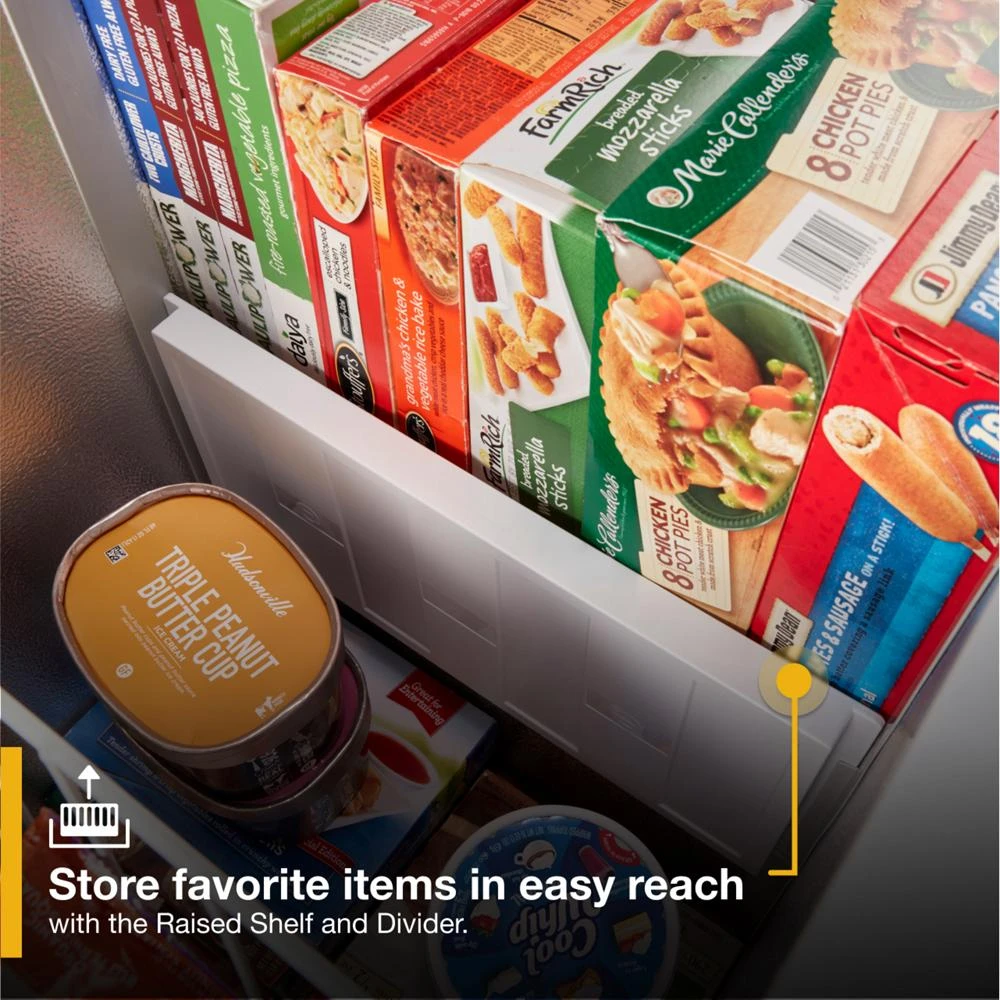 9 Cu. Ft. Convertible Freezer to Refrigerator with Baskets WZC3209LW