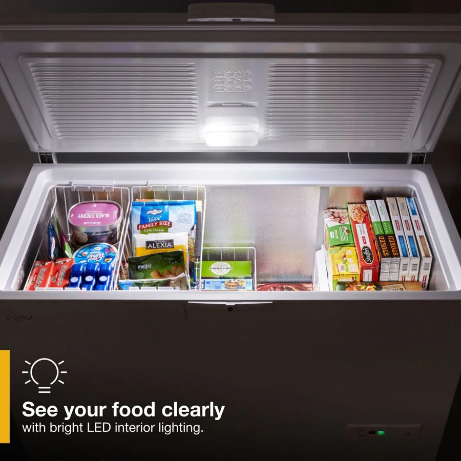 16 Cu. Ft. Convertible Chest Freezer with 3 Storage Levels WZC5216LW