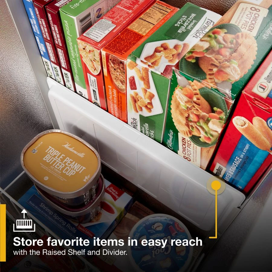 16 Cu. Ft. Convertible Chest Freezer with 3 Storage Levels WZC5216LW