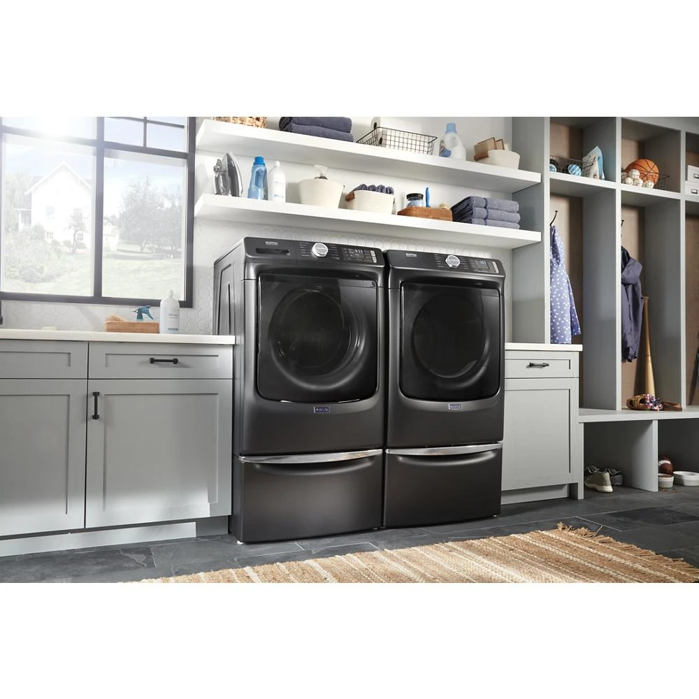15.5" Pedestal for Front Load Washer and Dryer with Storage XHPC155MBK