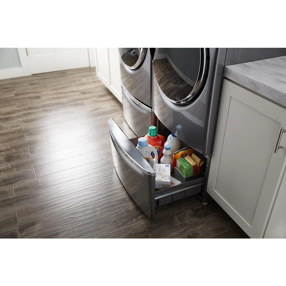 15.5" Pedestal for Front Load Washer and Dryer with Storage XHPC155YC