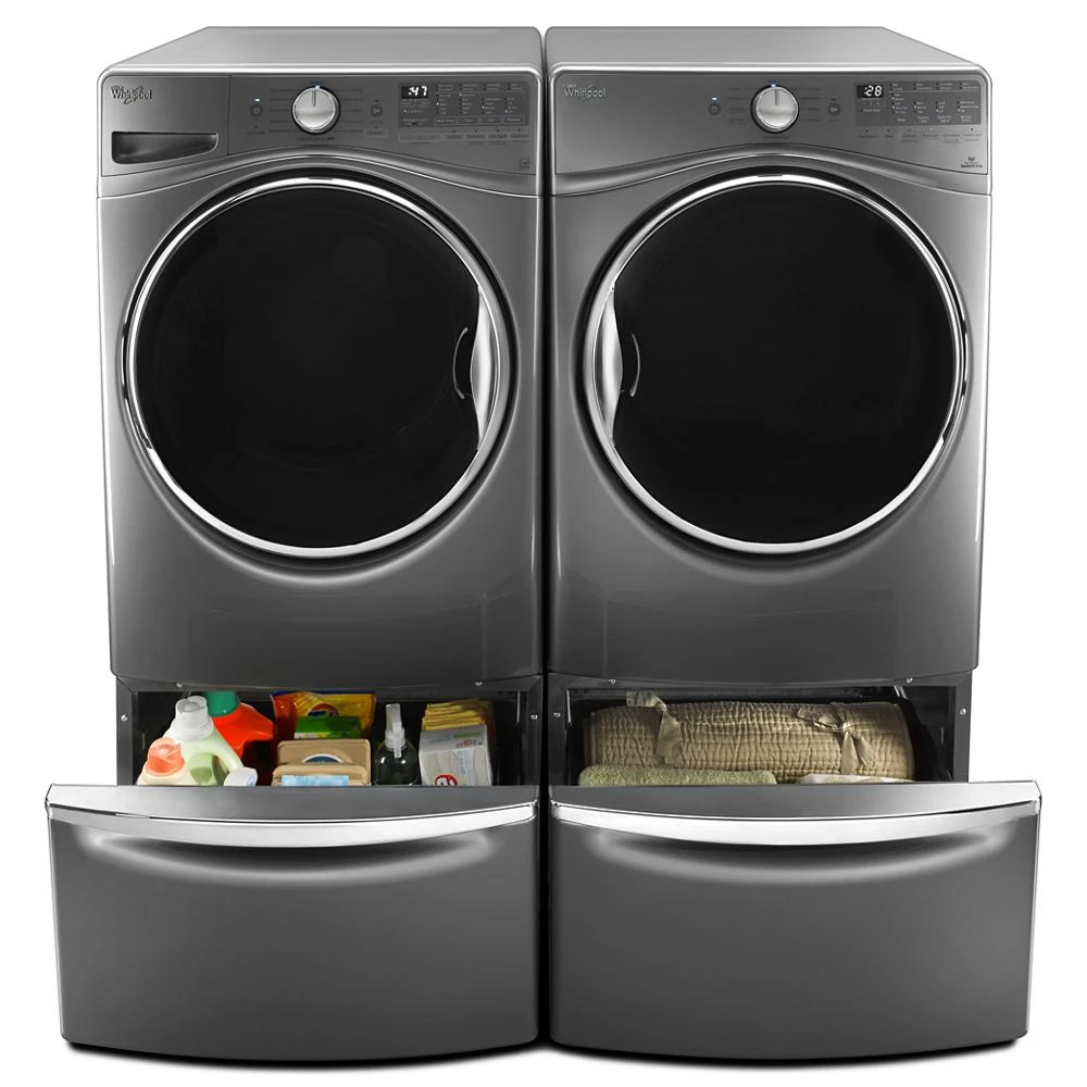 15.5" Pedestal for Front Load Washer and Dryer with Storage XHPC155YC