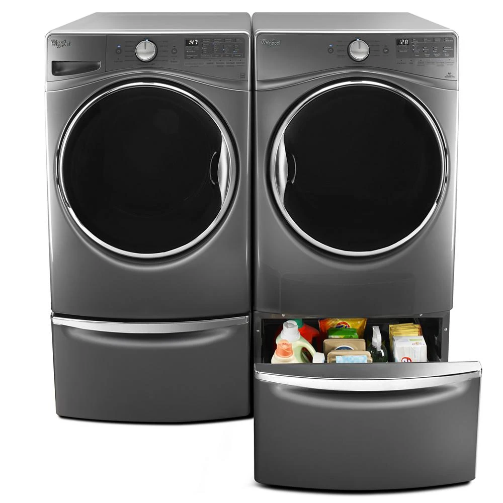 15.5" Pedestal for Front Load Washer and Dryer with Storage XHPC155YC