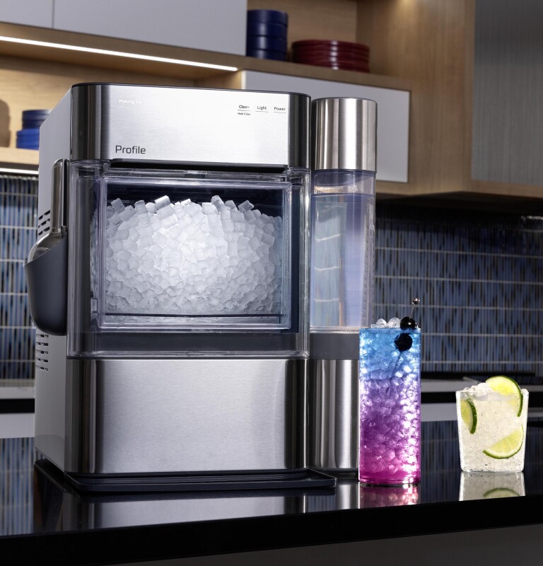 Opal 2.0 Ultra Nugget Ice Maker with Side Tank and Scale Inhibiting Filter XPIO13SWBB