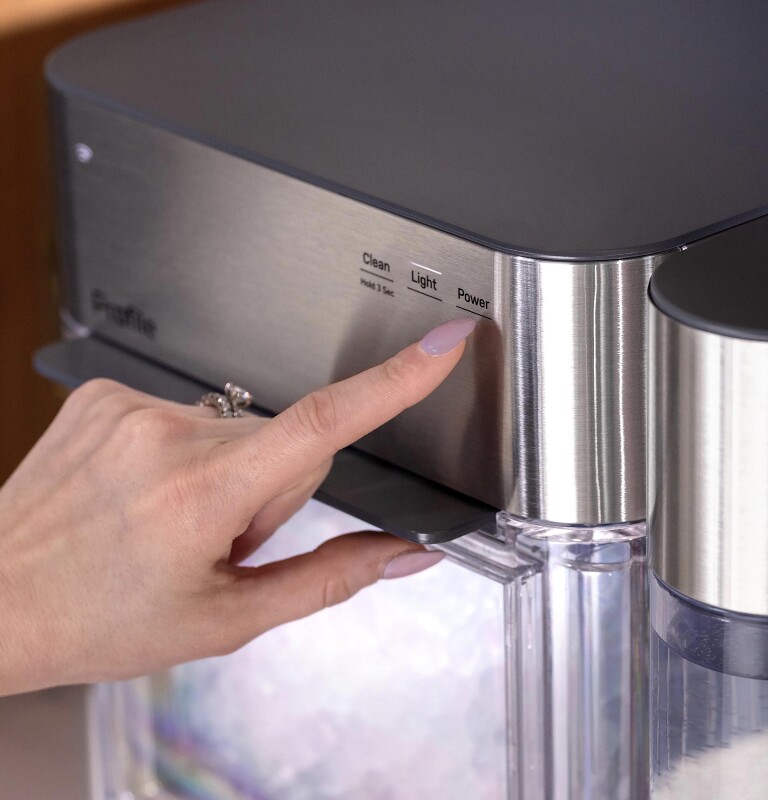 Opal 2.0 Ultra Nugget Ice Maker with Side Tank and Scale Inhibiting Filter XPIO13SWBB