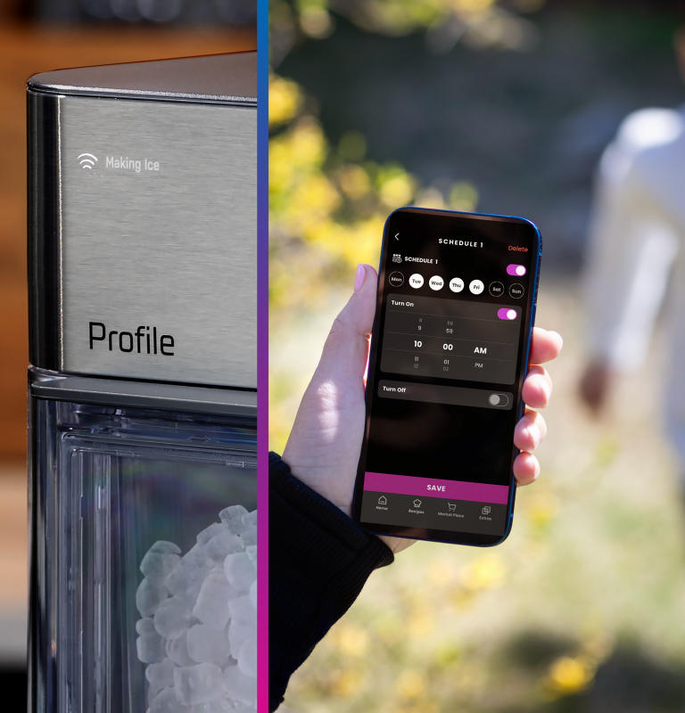 Opal 2.0 Ultra Nugget Ice Maker with Side Tank and Scale Inhibiting Filter XPIO13SWBB