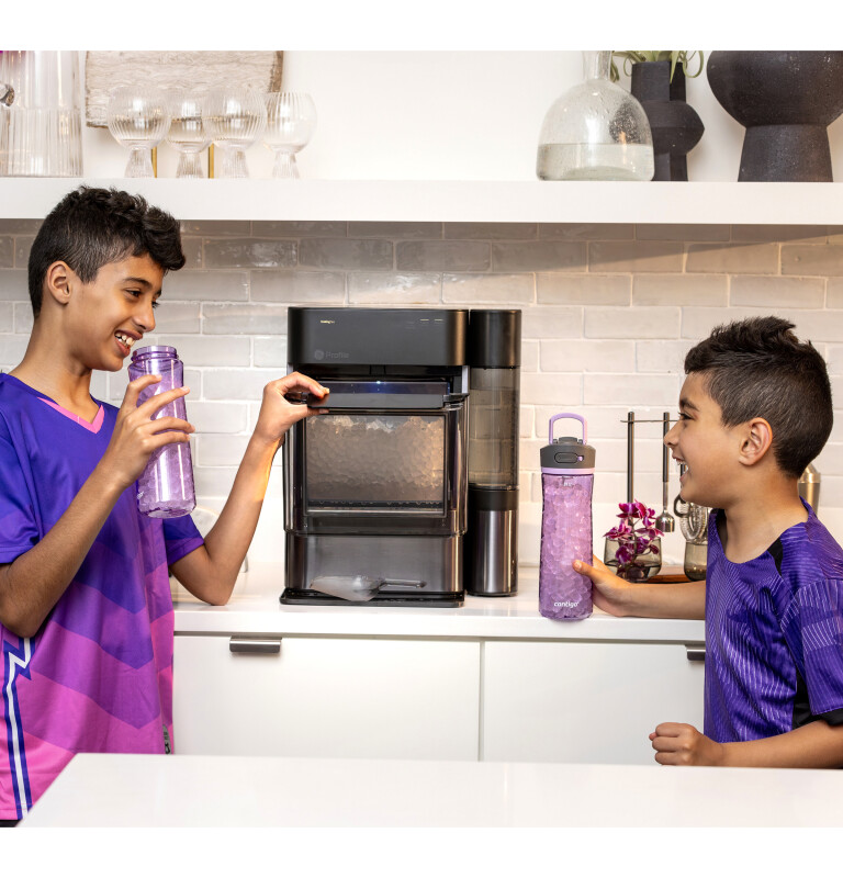 Opal 2.0 Ultra Nugget Ice Maker with Side Tank and Scale Inhibiting Filter XPIO13SWBB