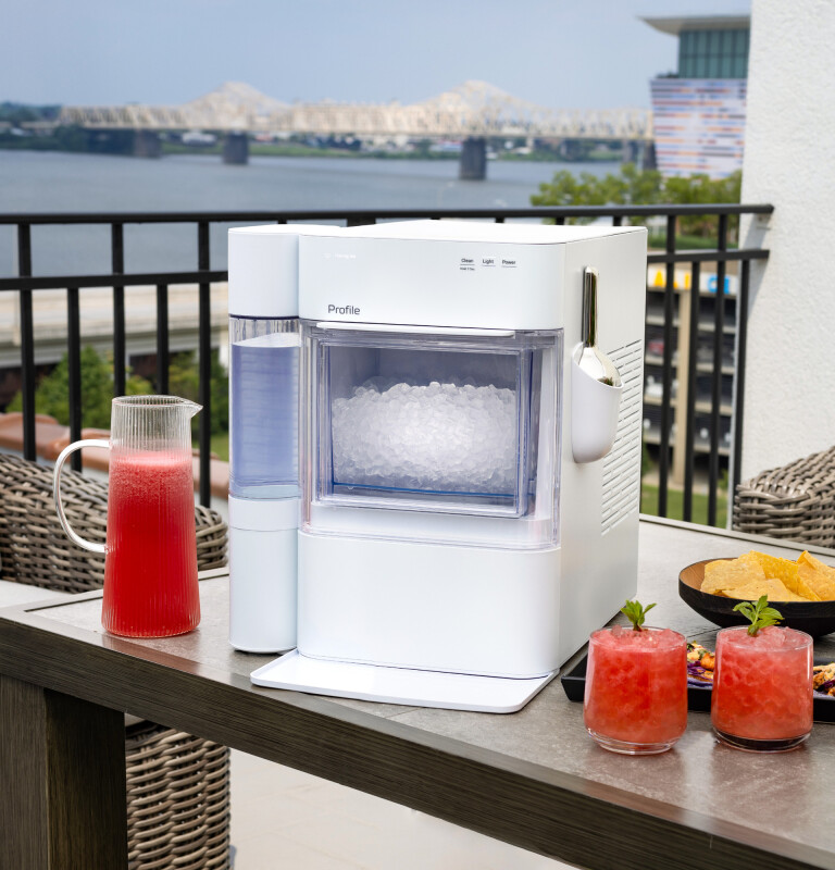 Opal 2.0 Ultra Nugget Ice Maker with Side Tank and Scale Inhibiting Filter XPIO13SWOW