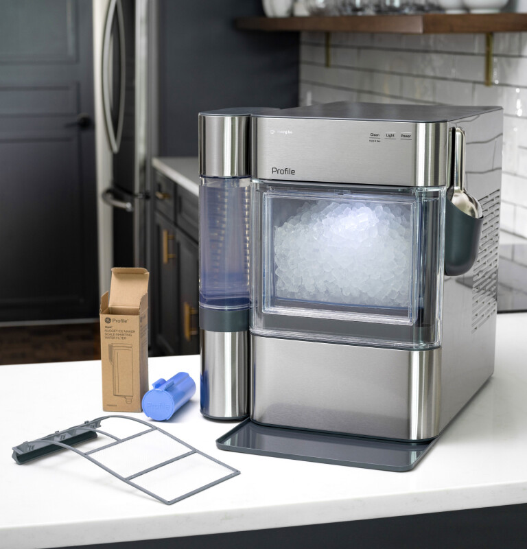 Opal 2.0 Ultra Nugget Ice Maker with Side Tank and Scale Inhibiting Filter XPIO13SWOW