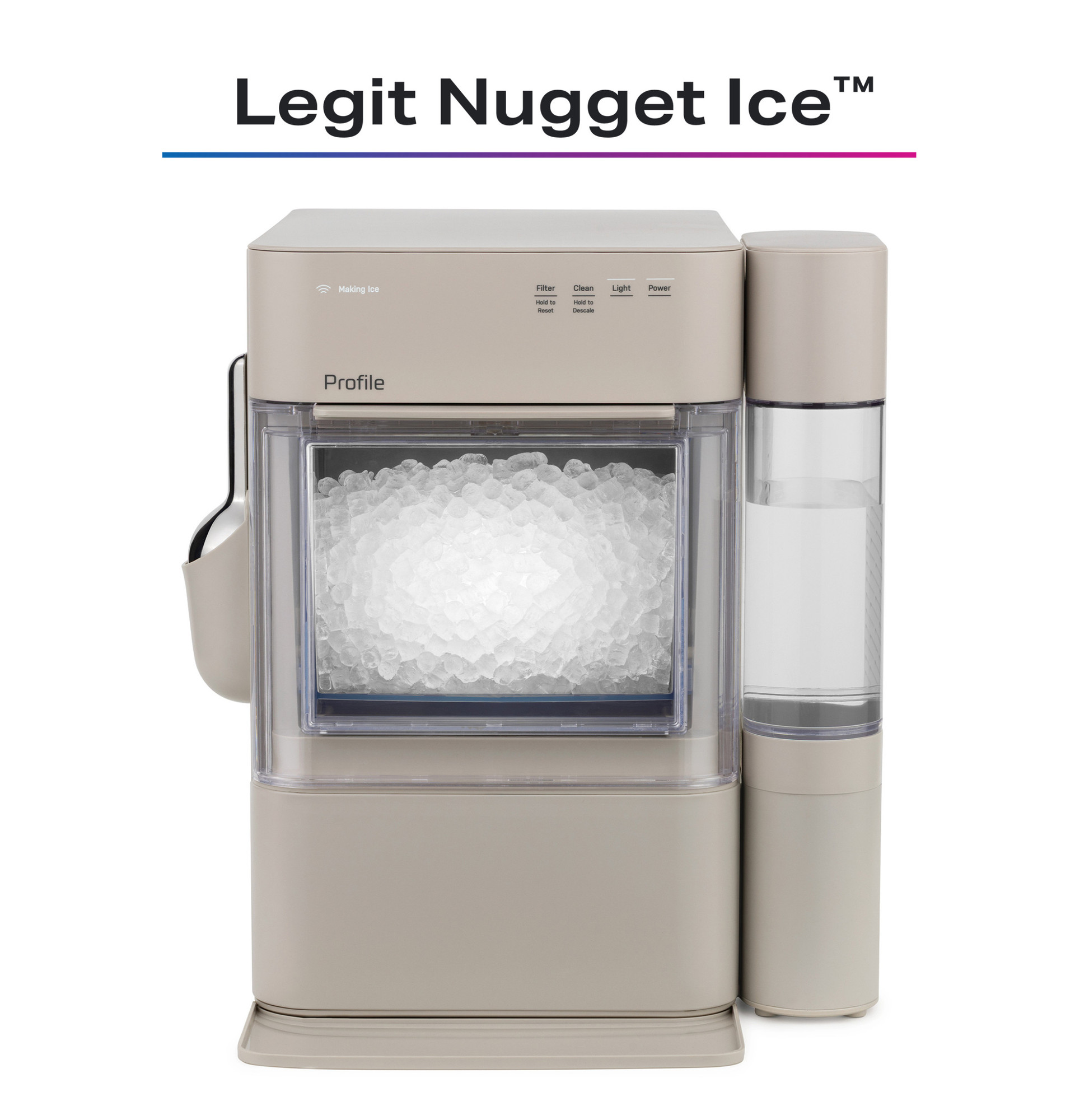 GE Profile™ Opal™ 2.0 Ultra Nugget Ice Maker with Side Tank and Scale Inhibiting Filter XPIO13SWSO
