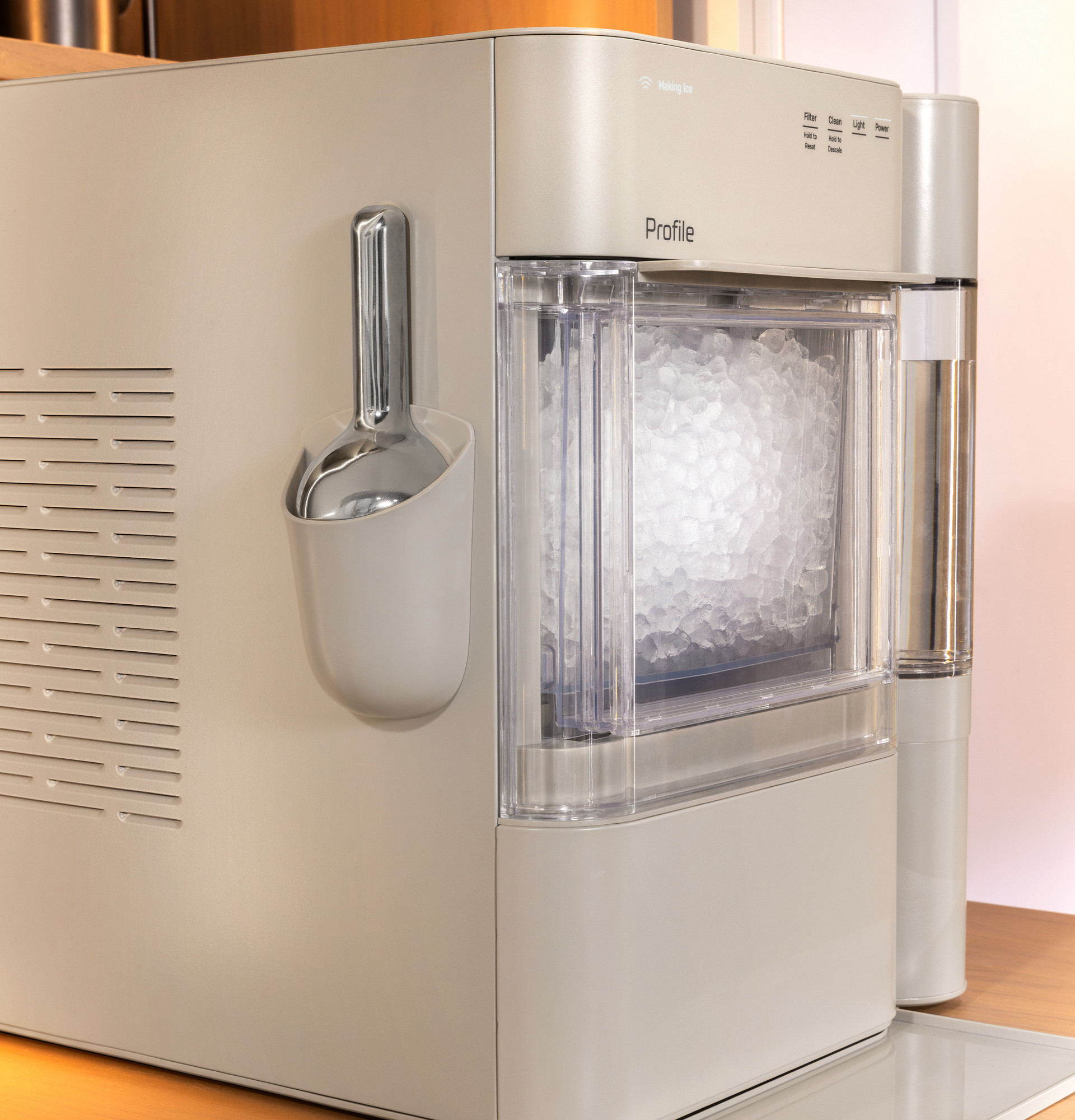 GE Profile™ Opal™ 2.0 Ultra Nugget Ice Maker with Side Tank and Scale Inhibiting Filter XPIO13SWSO