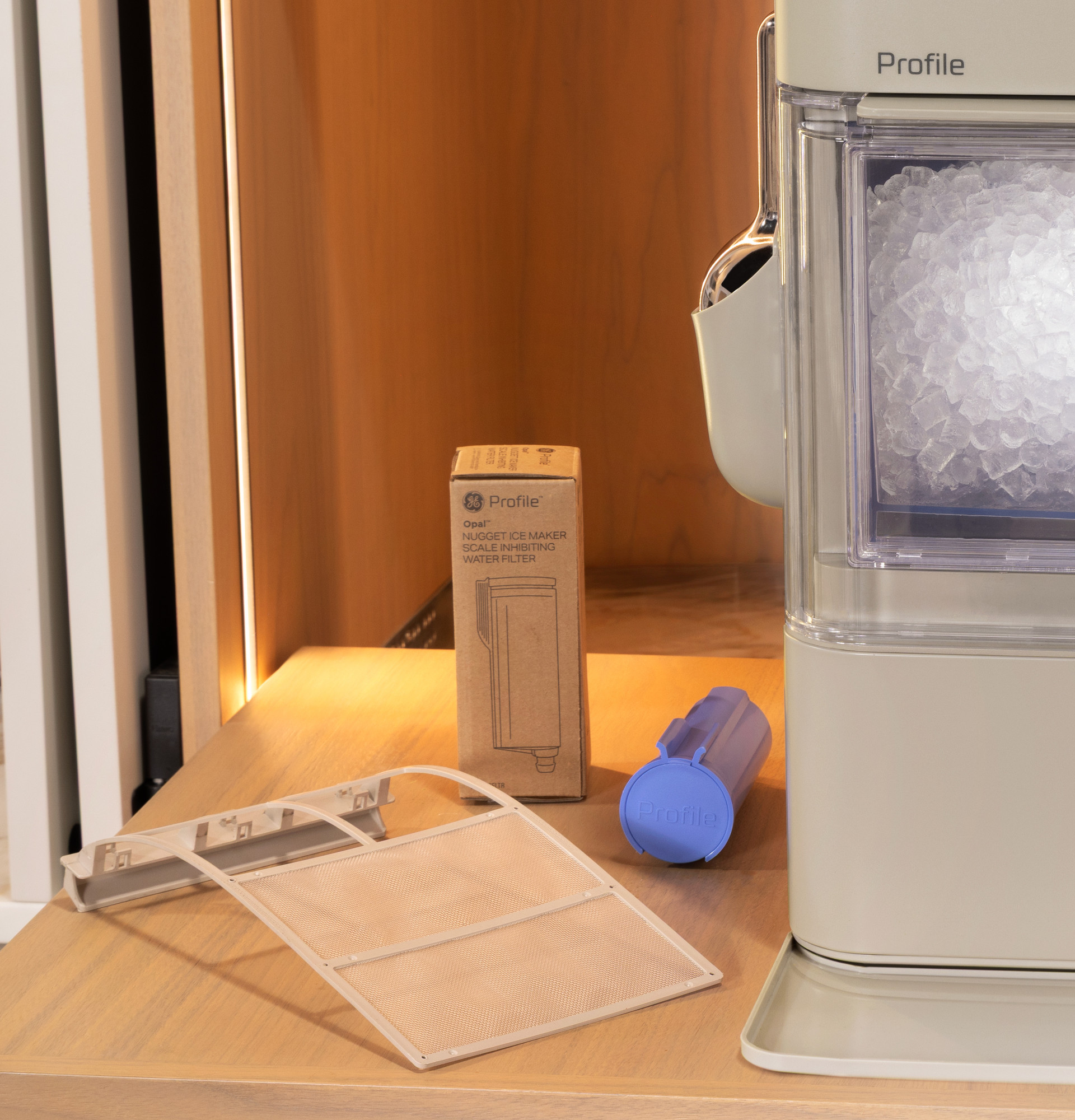 GE Profile™ Opal™ 2.0 Ultra Nugget Ice Maker with Side Tank and Scale Inhibiting Filter XPIO13SWSO