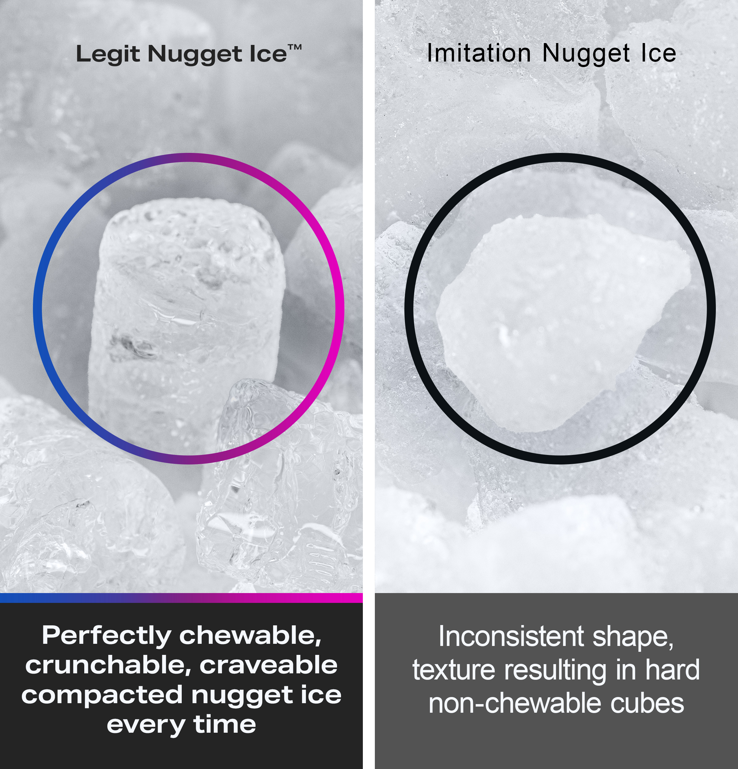 Opal 2.0 Ultra Nugget Ice Maker with Scale Inhibiting Filter XPIO23SWBB