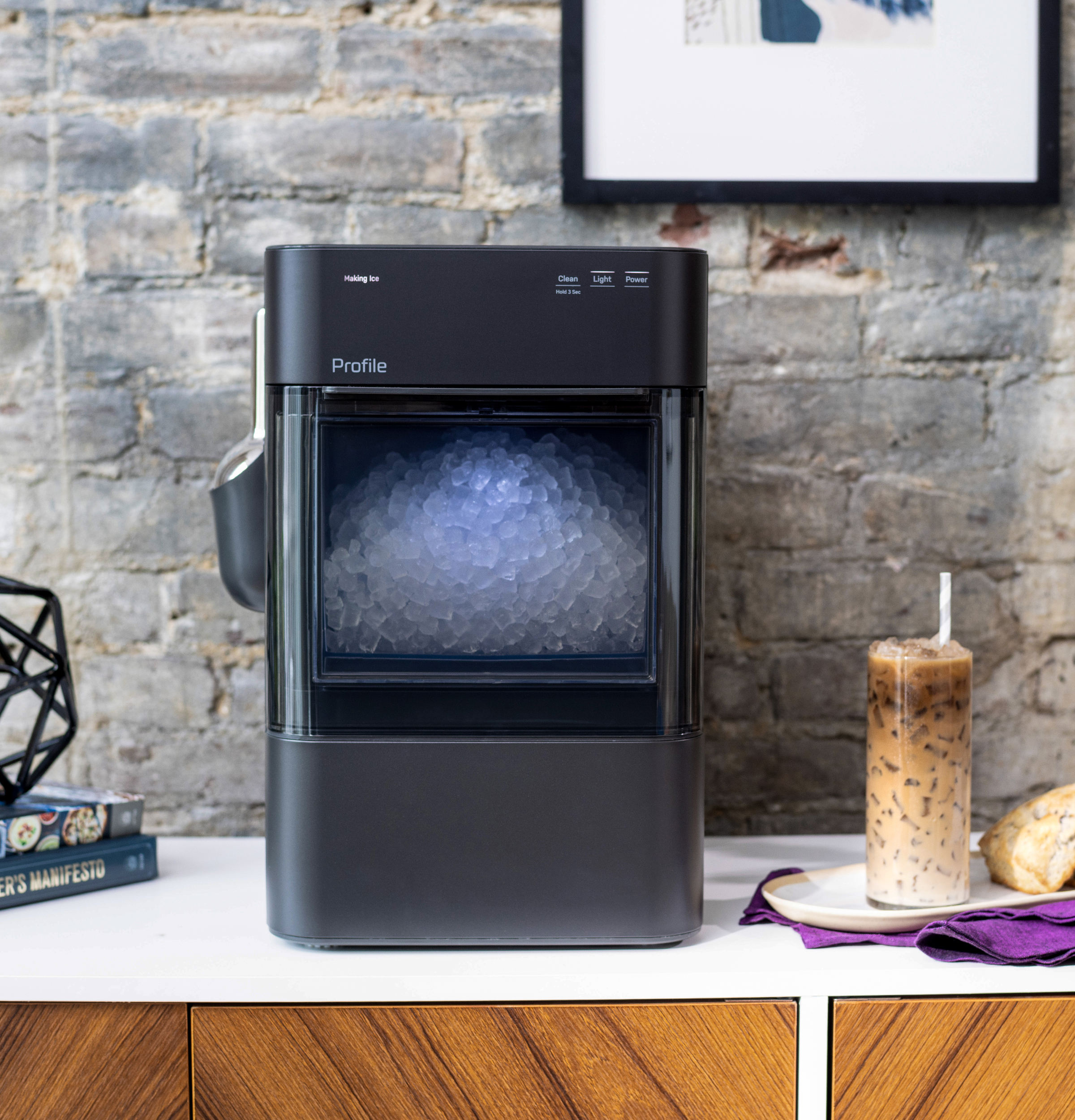 Opal 2.0 Ultra Nugget Ice Maker with Scale Inhibiting Filter XPIO23SWBB