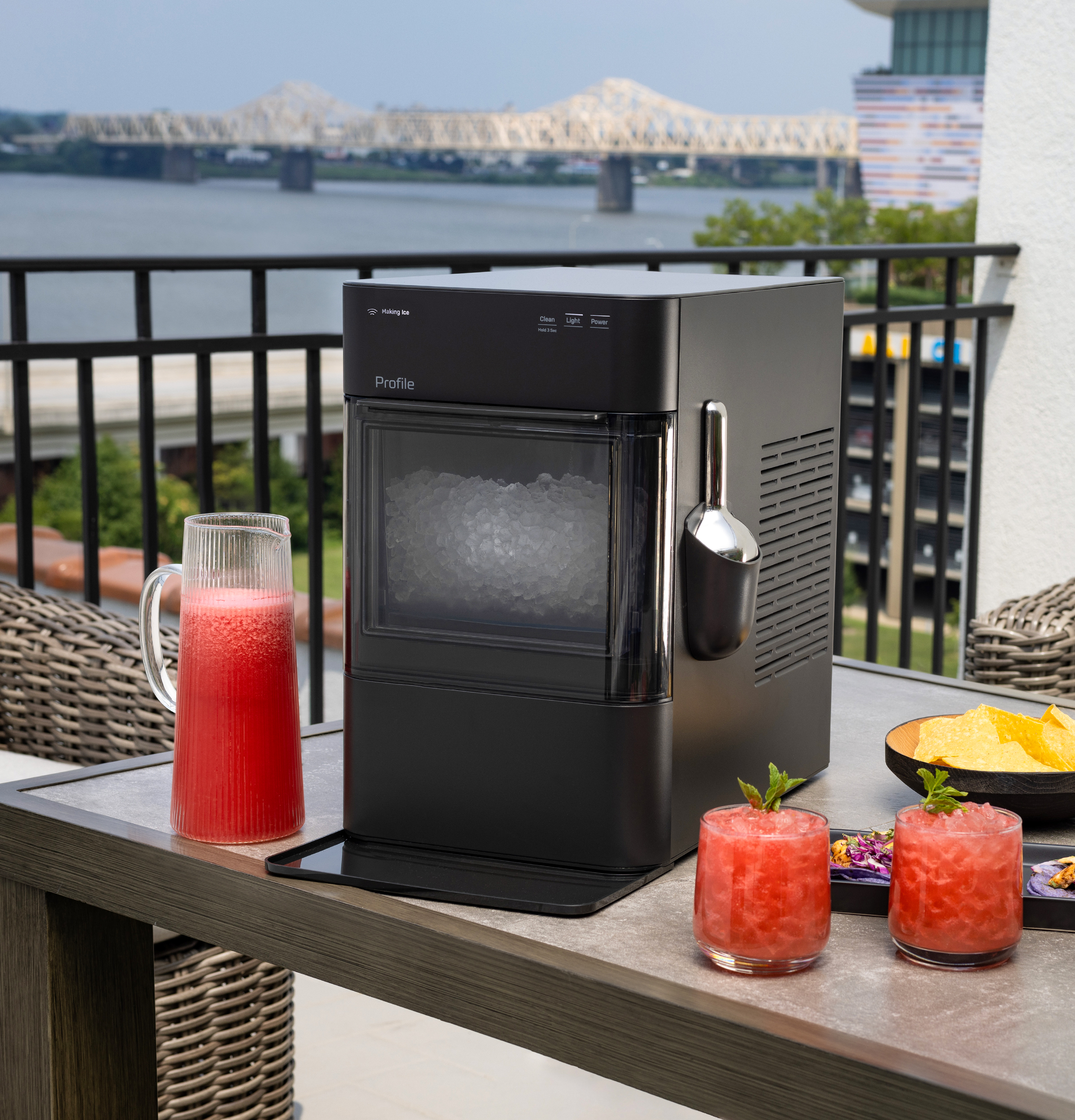 Opal 2.0 Ultra Nugget Ice Maker with Scale Inhibiting Filter XPIO23SWBB