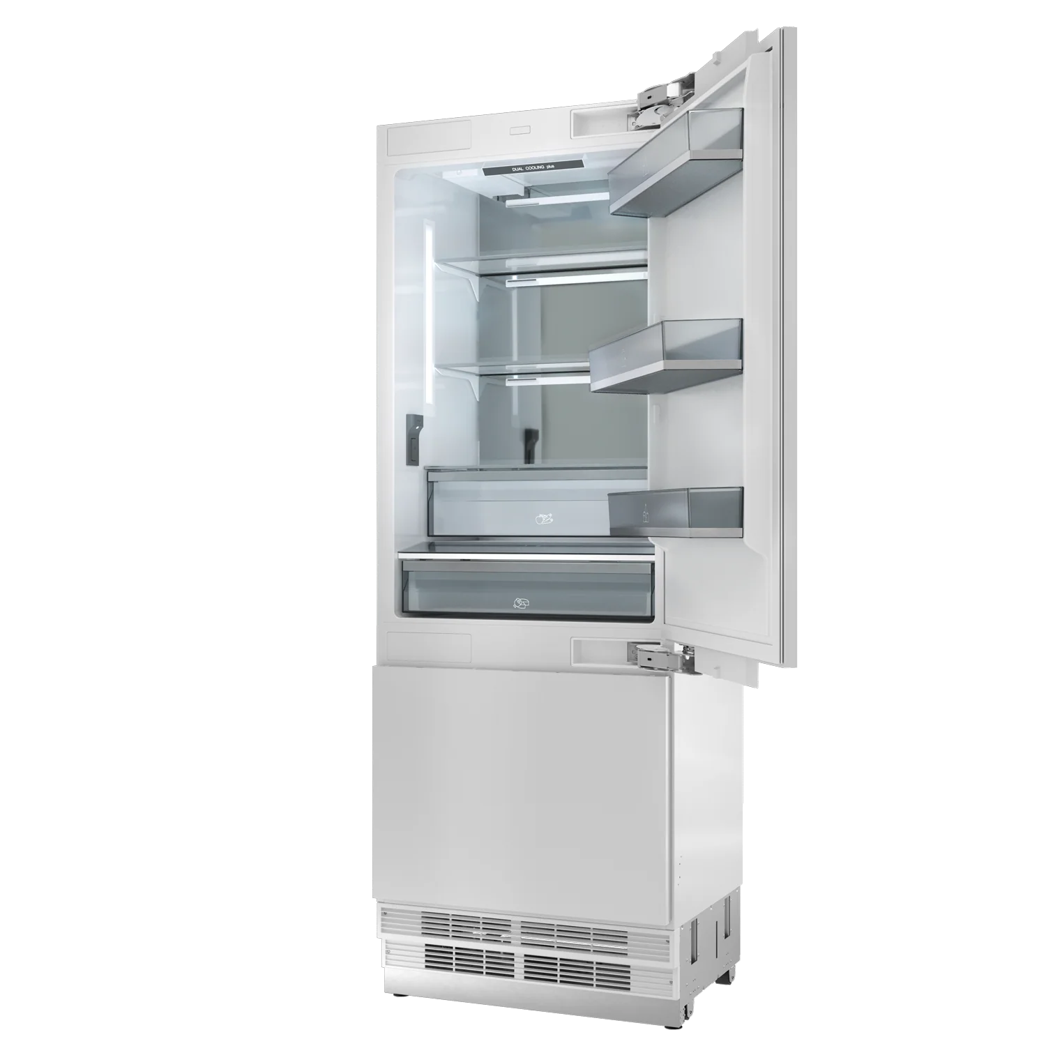 30-inch Built-in Stainless-steel Panel-ready Bottom Mount Refrigerator XRF3016BBPSS