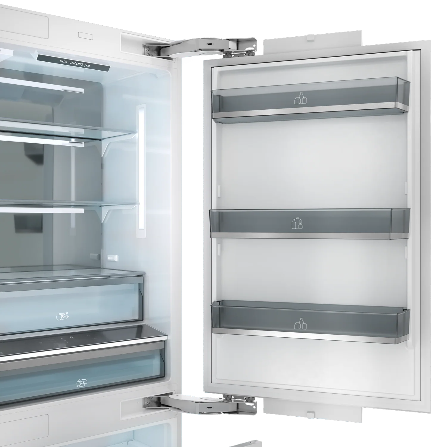 30-inch Built-in Stainless-steel Panel-ready Bottom Mount Refrigerator XRF3016BBPSS