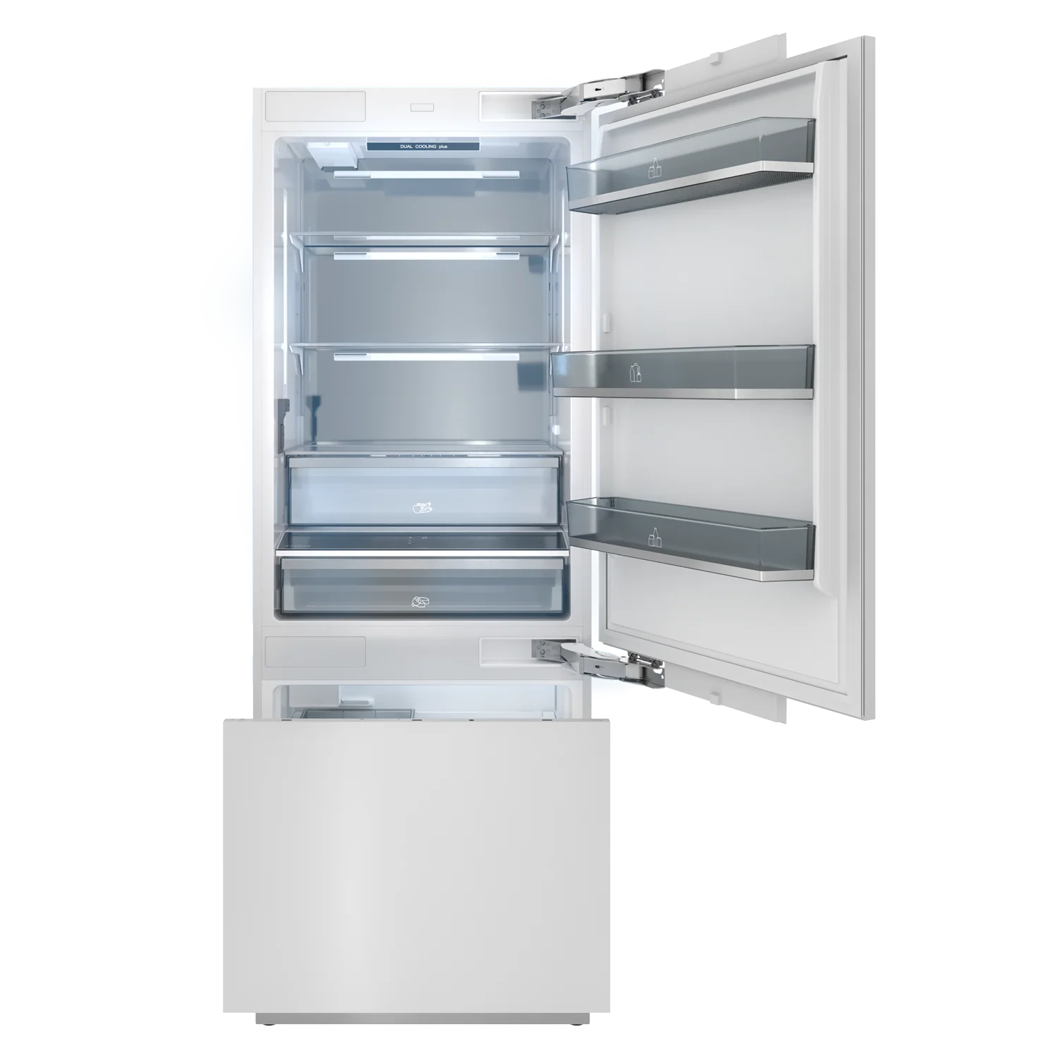 30-inch Built-in Stainless-steel Panel-ready Bottom Mount Refrigerator XRF3016BBPSS