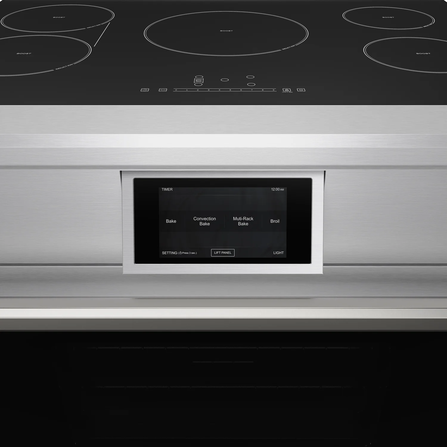 X Series 36-inch Professional Freestanding Induction Range XRI36E